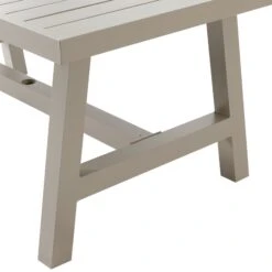 Manresa Taupe and Beige Rope Detail β Slatted Aluminium Rectangular 6-Seater Dining Set 35 Manresa Taupe and Beige Rope Detail β Slatted Aluminium Rectangular 6-Seater Dining Set -Daals Store OD DINE 255 TAUPE SET detail4