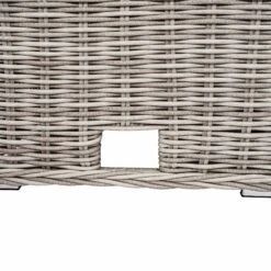 Bellagio Round Wicker Large Corner Casual Dining Set With Rising Table, Light Grey 25 Bellagio Round Wicker Large Corner Casual Dining Set With Rising Table, Light Grey -Daals Store OD DINE 550 LGREY SET detail1