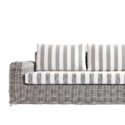 Bellagio Round Wicker Large Corner Casual Dining Set With Rising Table, Light Grey With Taupe Stripes 14 Bellagio Round Wicker Large Corner Casual Dining Set With Rising Table, Light Grey With Taupe Stripes -Daals Store OD DINE 550 LGREY TAUPESRTIPE SET detail1