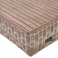 Bellagio Round Wicker Large Corner Casual Dining Set With Rising Table, Natural 23 Bellagio Round Wicker Large Corner Casual Dining Set With Rising Table, Natural -Daals Store OD DINE 550 NAT SET detail1