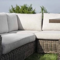 Bellagio Round Wicker Large Corner Casual Dining Set With Rising Table, Natural 15 Bellagio Round Wicker Large Corner Casual Dining Set With Rising Table, Natural -Daals Store OD DINE 550 NAT SET scene2