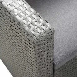 Granchester Rattan Rectangular Corner Dining Sofa Set With Rising Table, Grey 28 Granchester Rattan Rectangular Corner Dining Sofa Set With Rising Table, Grey -Daals Store OD DINE 6421 DARKGREY detail5