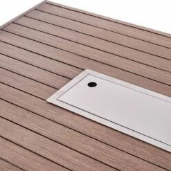 Bellagio Natural Round Wicker Large Modular Corner Dining Set β Height Adjustable Firepit Table & Beige Cushions 37 Bellagio Natural Round Wicker Large Modular Corner Dining Set β Height Adjustable Firepit Table & Beige Cushions -Daals Store OD DINE 650 NAT SET detail4