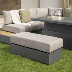 Jardin Large Granite Aluminium Corner Dining Set with Rising Table & Reclining Module - 9 Seater 25 Jardin Large Granite Aluminium Corner Dining Set with Rising Table & Reclining Module - 9 Seater -Daals Store OD DINE 905 GRANITE SET scene5