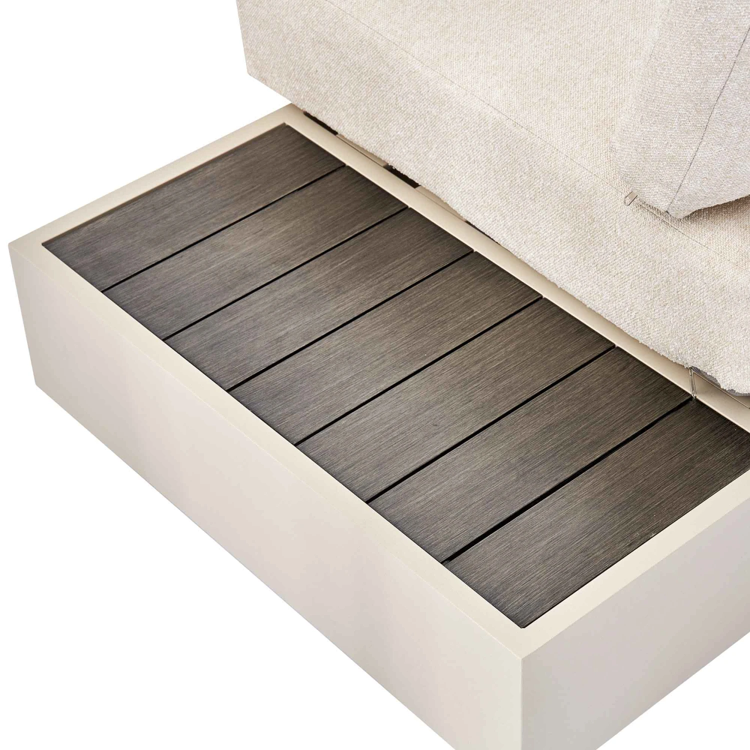 Jardin Aluminium Large Corner Casual Dining Set With Rising Table, Pumice 15 Jardin Aluminium Large Corner Casual Dining Set With Rising Table, Pumice - Image 15