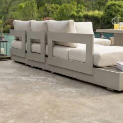 Jardin Aluminium Large Corner Casual Dining Set With Rising Table, Pumice 19 Jardin Aluminium Large Corner Casual Dining Set With Rising Table, Pumice -Daals Store OD DINE 905 PUMICE SET scene4