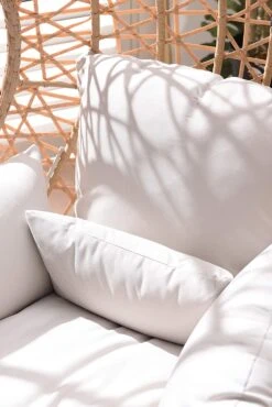 Indra Natural Rattan Effect Hanging Egg Chair β Luxury Outdoor Cocoon Swing Seat with Deep Fill Cushions 14 Indra Natural Rattan Effect Hanging Egg Chair β Luxury Outdoor Cocoon Swing Seat with Deep Fill Cushions -Daals Store OD HC 007 scene5