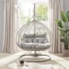 Deneb Light Grey Indoor Outdoor Double Hanging Chair -Daals Store OD HC 016 main