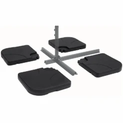 Pack Of 4 Square Sand/Water Fillable Parasol Base Weights -Daals Store OD PRACC 14 4P WB2
