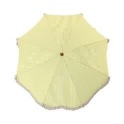 Gabriel Yellow and White Striped Fringed Parasol with Tilt β Vintage UPF50+ Garden and Beach Umbrella 20 Gabriel Yellow and White Striped Fringed Parasol with Tilt β Vintage UPF50+ Garden and Beach Umbrella -Daals Store OD PRSL 02 YELLOWSTRP WB3
