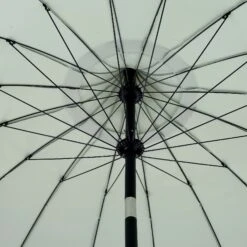 Hacienda 2.4M Sage Green Beaded Carousel Garden Parasol With Fringe Tassels And Aluminium Tilt -Daals Store OD PRSL 16 SAGE detail3