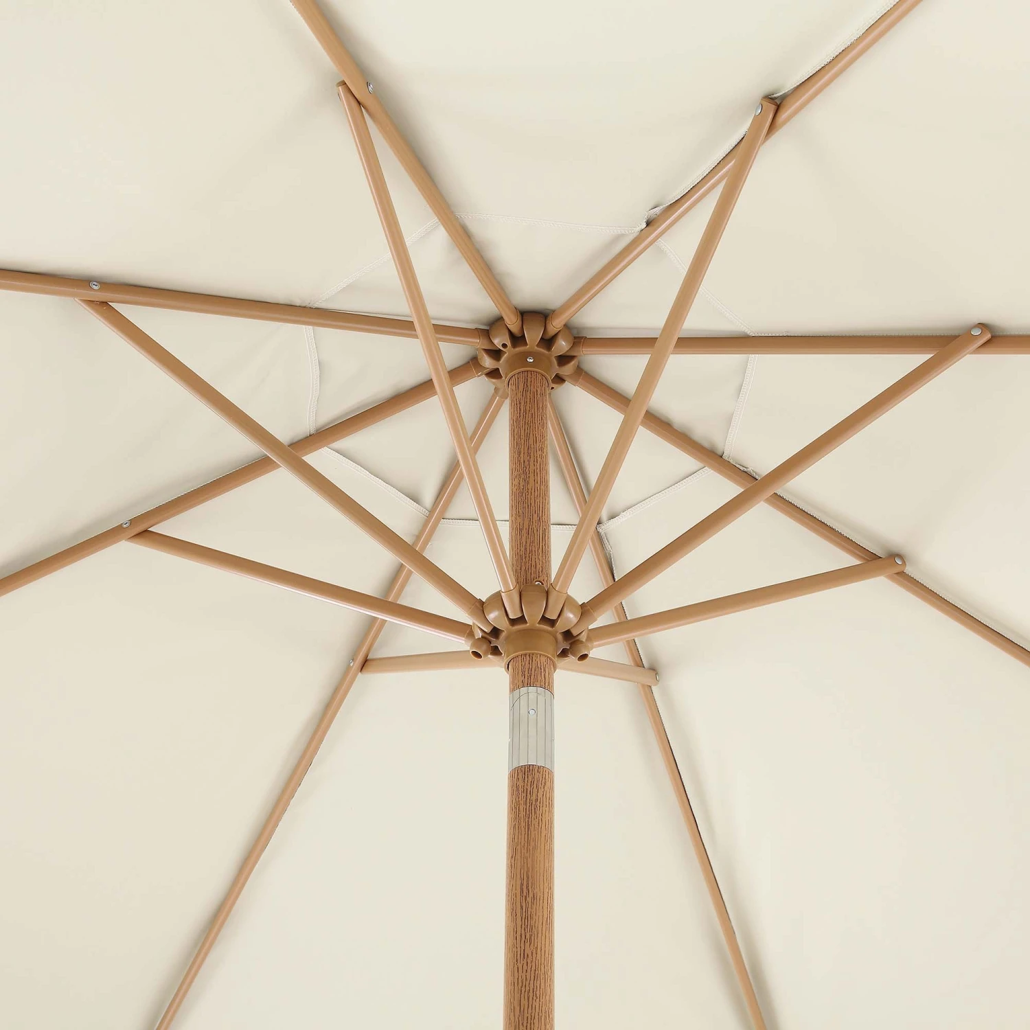 Tropical Pattern 2.6M Octagonal Tassel Parasol With Aluminium Tilt 12 Tropical Pattern 2.6M Octagonal Tassel Parasol With Aluminium Tilt - Image 12