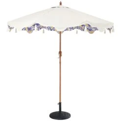 Butterfly & Flower 2.6M Octagonal Tassel Parasol With Aluminium Tilt 18 Butterfly & Flower 2.6M Octagonal Tassel Parasol With Aluminium Tilt -Daals Store OD PRSL 32 BUTTERFLY WB1