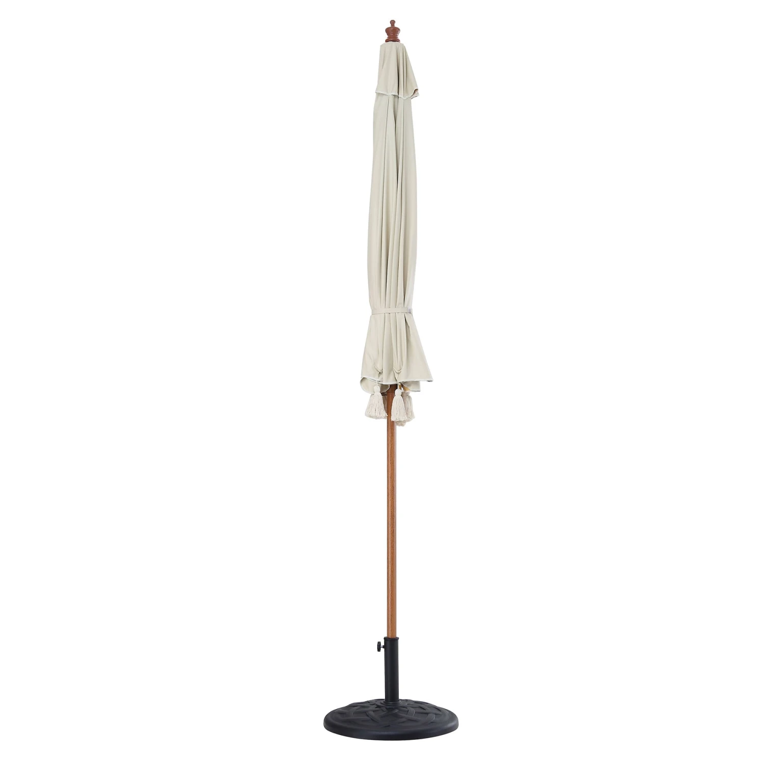 Butterfly & Flower 2.6M Octagonal Tassel Parasol With Aluminium Tilt 8 Butterfly & Flower 2.6M Octagonal Tassel Parasol With Aluminium Tilt - Image 8