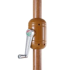 Blue Flower 2.6M Octagonal Tassel Parasol With Aluminium Tilt -Daals Store OD PRSL 33 BLUEFLOWER detail5