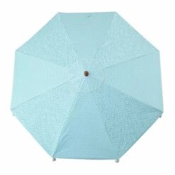 Green Chevron 2.6M Octagonal Tassel Parasol With Aluminium Tilt 22 Green Chevron 2.6M Octagonal Tassel Parasol With Aluminium Tilt -Daals Store OD PRSL 34 GREENSTRP WB5