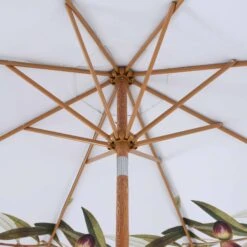 Olive Branch 2.6M Octagonal Parasol With Aluminium Tilt -Daals Store OD PRSL 39 OLIVE detail2
