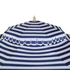 Fabienne Blue And White Striped 3M Double Top Crank And Tilt Parasol -Daals Store OD PRSL 42 BLUESTRIPE detail3