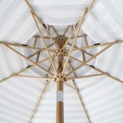 Fabienne Sage Green And White Striped 3M Double Top Crank And Tilt Parasol 26 Fabienne Sage Green And White Striped 3M Double Top Crank And Tilt Parasol -Daals Store OD PRSL 42 GREENSTRIPE detail5