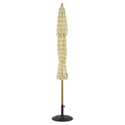 Fabienne 3M Double Top Garden Parasol β Yellow and White Striped Vintage Crank & Tilt Umbrella 22 Fabienne 3M Double Top Garden Parasol β Yellow and White Striped Vintage Crank & Tilt Umbrella -Daals Store OD PRSL 42 YELLOWSTRIPE WB4