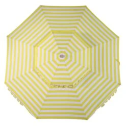 Fabienne 3M Double Top Garden Parasol β Yellow and White Striped Vintage Crank & Tilt Umbrella 23 Fabienne 3M Double Top Garden Parasol β Yellow and White Striped Vintage Crank & Tilt Umbrella -Daals Store OD PRSL 42 YELLOWSTRIPE WB5