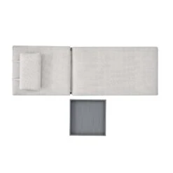 Pedra Rope And Aluminium Outdoor Sun Lounger, Grey 18 Pedra Rope And Aluminium Outdoor Sun Lounger, Grey -Daals Store OD ROPE2 GREY SLG WB3