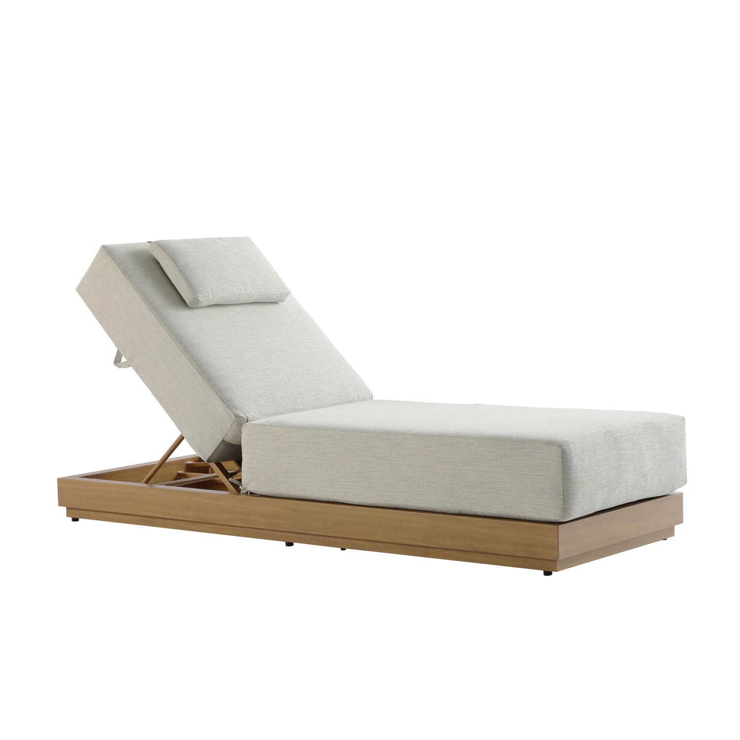 Pedra Rope And Aluminium Outdoor Sun Lounger, Natural 1 Pedra Rope And Aluminium Outdoor Sun Lounger, Natural