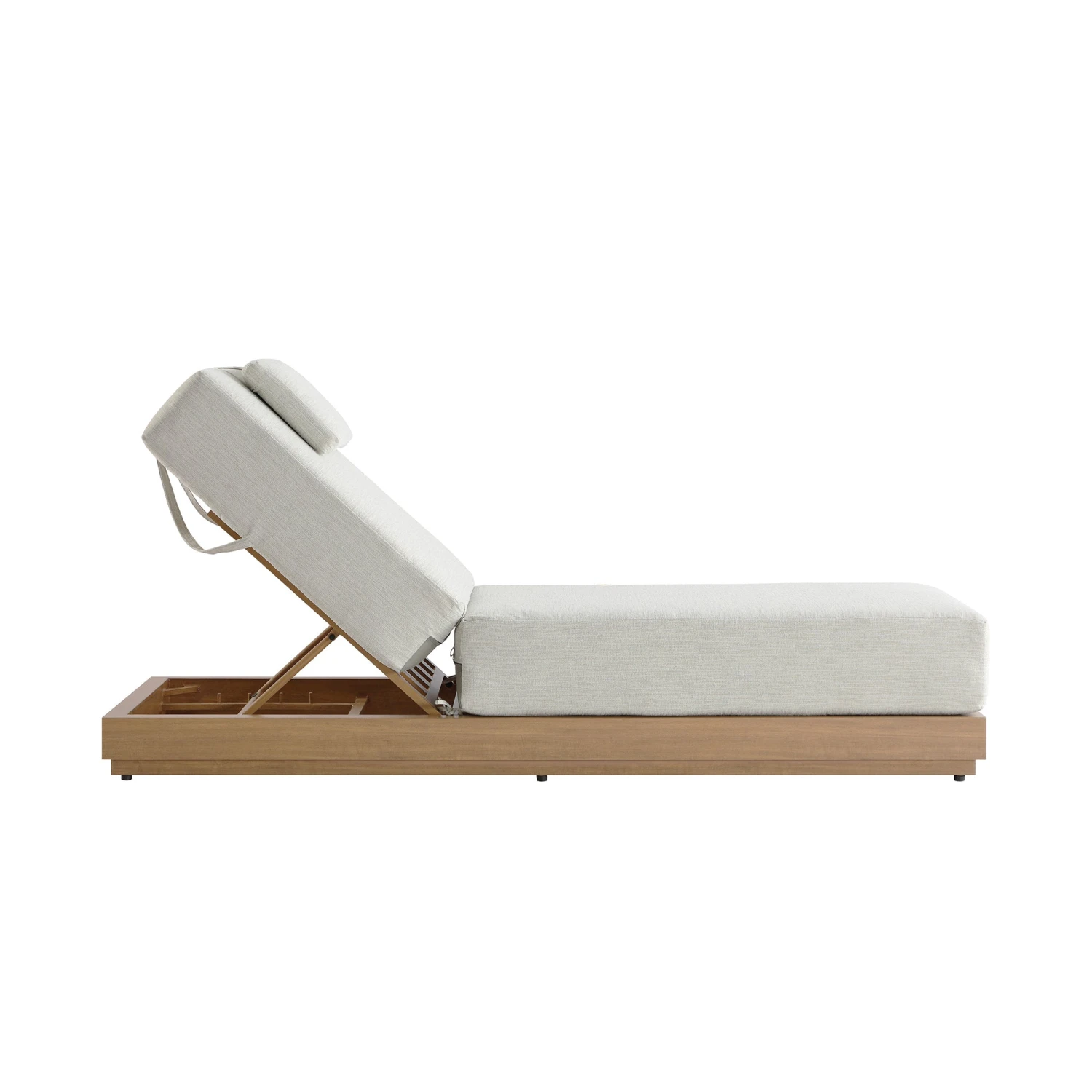 Pedra Rope And Aluminium Outdoor Sun Lounger, Natural 2 Pedra Rope And Aluminium Outdoor Sun Lounger, Natural - Image 2