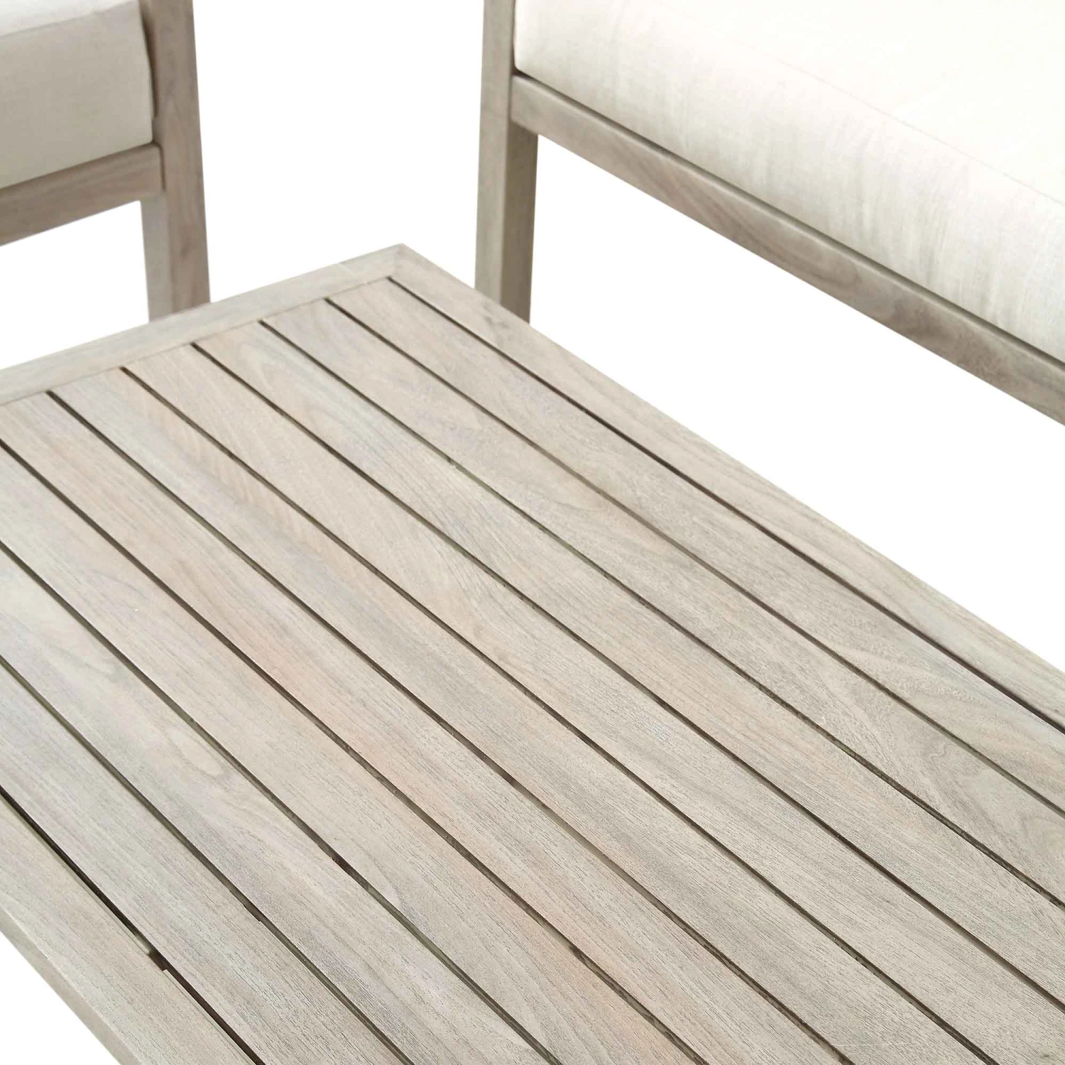 Earlswood Aluminium Washed Wood Effect Sofa Set With Coffee Table 11 Earlswood Aluminium Washed Wood Effect Sofa Set With Coffee Table - Image 11