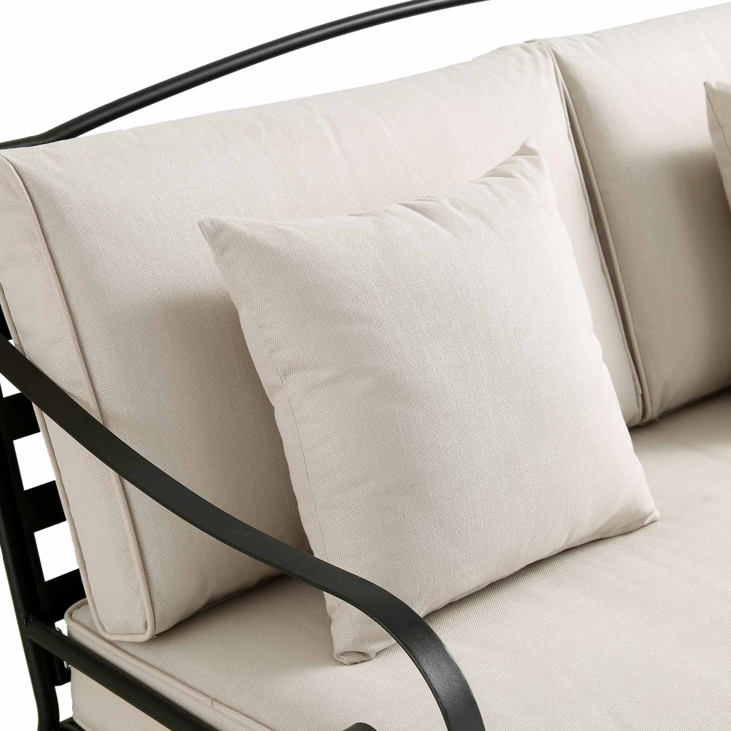 Haymes Indoor And Outdoor Metal Sofa Set With Coffee Table 10 Haymes Indoor And Outdoor Metal Sofa Set With Coffee Table - Image 10