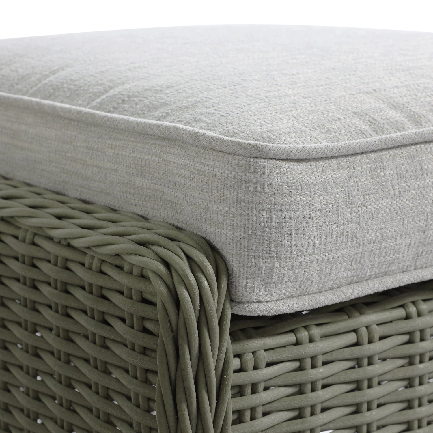 Hampshire 7-Seater Round Wicker Rattan Sofa Set With Rising Table, Desert Sage 19 Hampshire 7-Seater Round Wicker Rattan Sofa Set With Rising Table, Desert Sage - Image 19