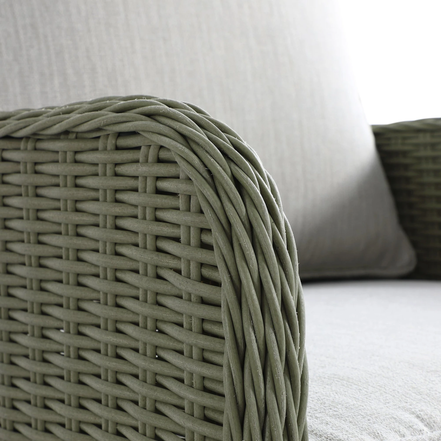 Hampshire 7-Seater Round Wicker Rattan Sofa Set With Rising Table, Desert Sage 20 Hampshire 7-Seater Round Wicker Rattan Sofa Set With Rising Table, Desert Sage - Image 20