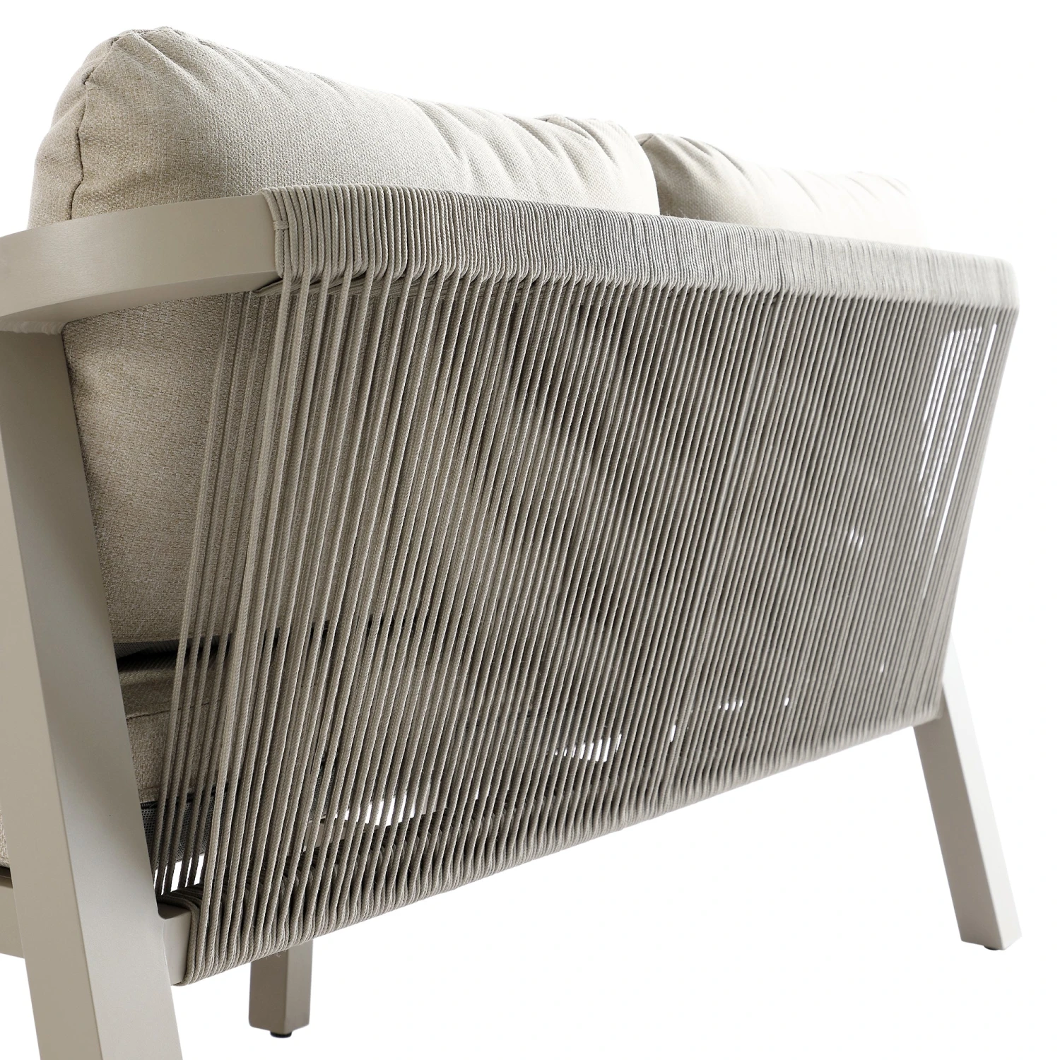 Manresa Rope 5-Seater Sofa Set, Taupe And Beige 16 Manresa Rope 5-Seater Sofa Set, Taupe And Beige - Image 16