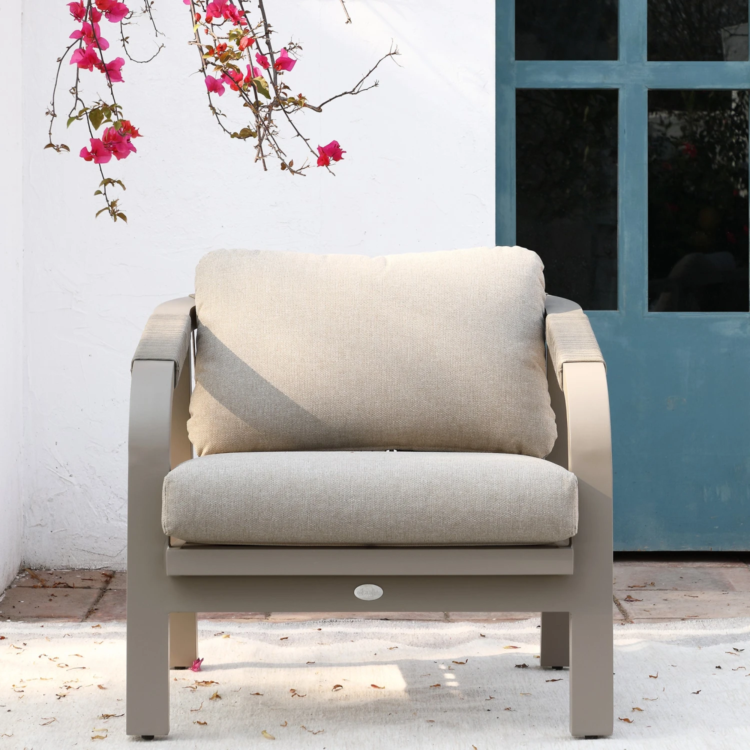 Manresa Rope 5-Seater Sofa Set, Taupe And Beige 8 Manresa Rope 5-Seater Sofa Set, Taupe And Beige - Image 8