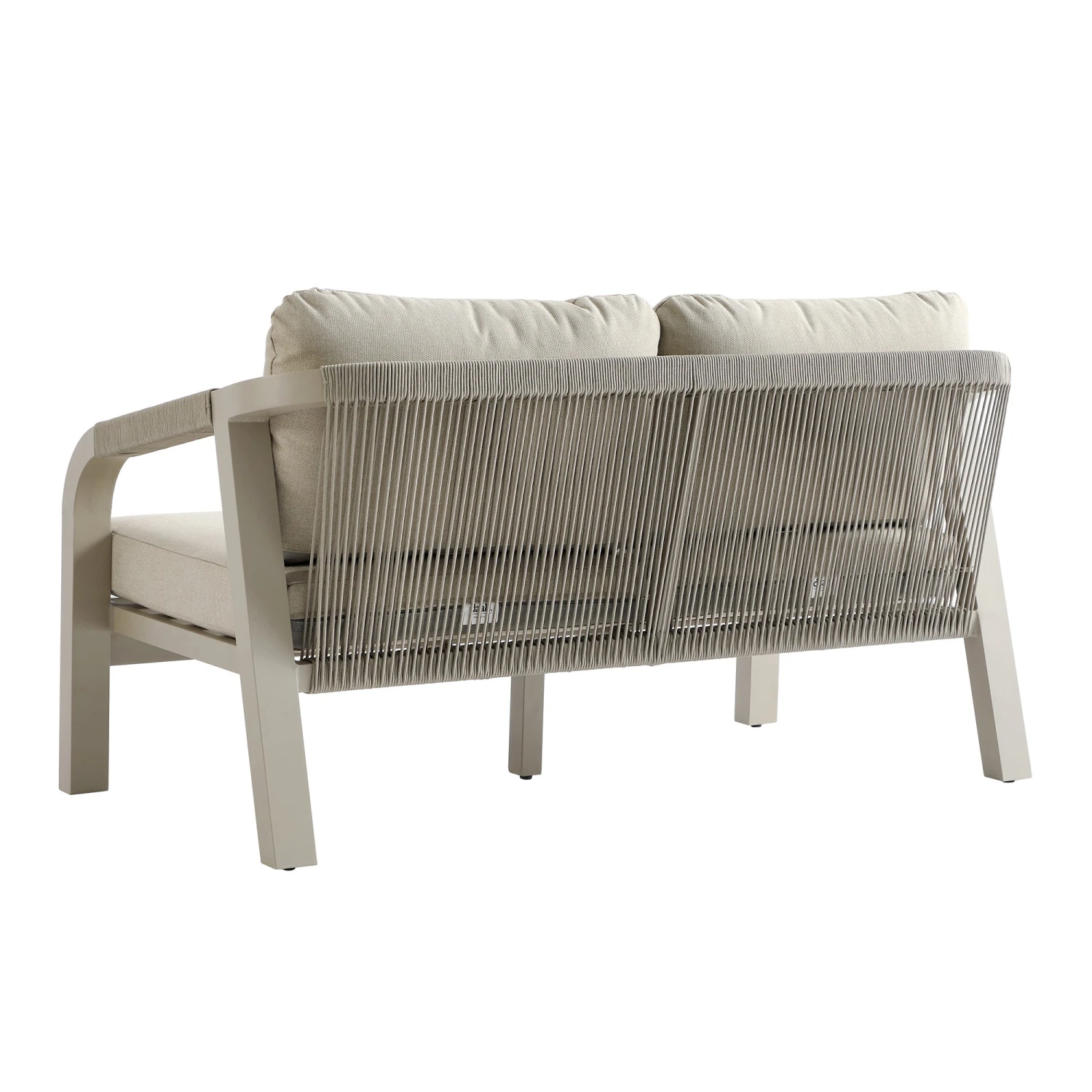 Manresa Rope 5-Seater Firepit Sofa Set in Taupe and Beige β Luxury Aluminium Garden Lounge Suite 14 Manresa Rope 5-Seater Firepit Sofa Set in Taupe and Beige β Luxury Aluminium Garden Lounge Suite - Image 14