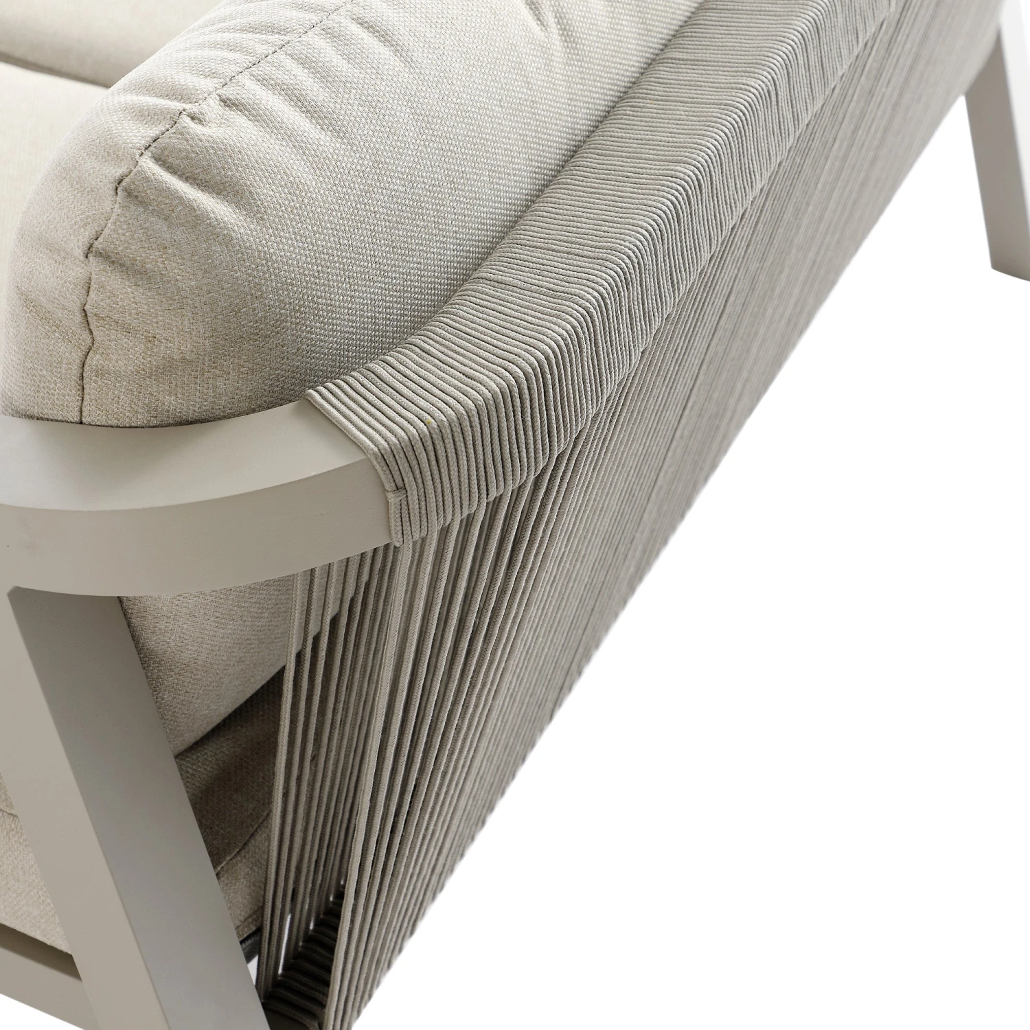 Manresa Rope 5-Seater Firepit Sofa Set in Taupe and Beige β Luxury Aluminium Garden Lounge Suite 16 Manresa Rope 5-Seater Firepit Sofa Set in Taupe and Beige β Luxury Aluminium Garden Lounge Suite - Image 16