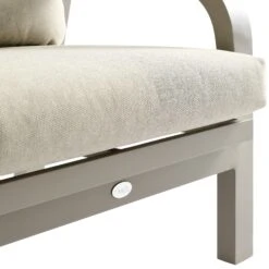 Manresa Rope 5-Seater Firepit Sofa Set in Taupe and Beige β Luxury Aluminium Garden Lounge Suite 36 Manresa Rope 5-Seater Firepit Sofa Set in Taupe and Beige β Luxury Aluminium Garden Lounge Suite -Daals Store OD SF 420 TAUPE SET detail2