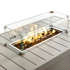 Manresa Rope 5-Seater Firepit Sofa Set in Taupe and Beige β Luxury Aluminium Garden Lounge Suite 37 Manresa Rope 5-Seater Firepit Sofa Set in Taupe and Beige β Luxury Aluminium Garden Lounge Suite -Daals Store OD SF 420 TAUPE SET detail3