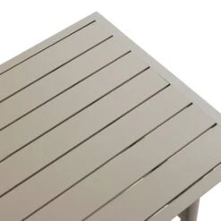 Stanford Taupe Aluminum 5-Seater Outdoor Sofa Set – Light Taupe Fabric Mid-Century Modern Garden Lounge -Daals Store OD SF 4209 TAU TAU SET detail5