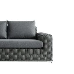 Bellagio Round Wicker Sofa Set With Coffee Table, Dark Grey 15 Bellagio Round Wicker Sofa Set With Coffee Table, Dark Grey -Daals Store OD SF 450 DARKGREY SET detail1