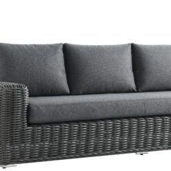 Bellagio Round Wicker Sofa Set With Coffee Table, Dark Grey 16 Bellagio Round Wicker Sofa Set With Coffee Table, Dark Grey -Daals Store OD SF 450 DARKGREY SET detail2