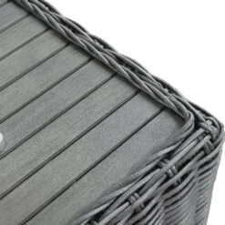 Bellagio Round Wicker Sofa Set With Coffee Table, Dark Grey 17 Bellagio Round Wicker Sofa Set With Coffee Table, Dark Grey -Daals Store OD SF 450 DARKGREY SET detail3