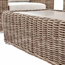 Bellagio Round Wicker Sofa Set With Coffee Table, Natural 23 Bellagio Round Wicker Sofa Set With Coffee Table, Natural -Daals Store OD SF 450 NAT SET detail1