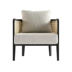 Pienza Outdoor Rattan Corner Sofa Set, Oatmeal Fabric With Black Frame 35 Pienza Outdoor Rattan Corner Sofa Set, Oatmeal Fabric With Black Frame -Daals Store OD SF 4697 BLACK OAT SET WB6