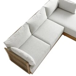 Pedra Natural Wood-Effect Aluminium & Rope Outdoor Reversible Chaise Sofa Set 16 Pedra Natural Wood-Effect Aluminium & Rope Outdoor Reversible Chaise Sofa Set -Daals Store OD SF 4967 NAT SET detail1