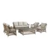 Willowbrook Lattice Weave Rattan 7-Seater Large Sofa Set, Natural 37 Willowbrook Lattice Weave Rattan 7-Seater Large Sofa Set, Natural -Daals Store OD SF 4985 NAT SET WB1