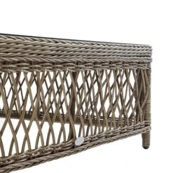 Willowbrook Natural Lattice Weave Rattan 7-Seater Garden Sofa Set - 3-Seater Sofa, 4 Armchairs & Square Coffee Table 16 Willowbrook Natural Lattice Weave Rattan 7-Seater Garden Sofa Set - 3-Seater Sofa, 4 Armchairs & Square Coffee Table -Daals Store OD SF 4985 NAT SET detail2