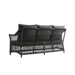 Willowbrook Lattice Weave Rattan 5-Seater Sofa Set With Rising Table, Dark Grey -Daals Store OD SF 5110 GREY SET WB7