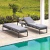 Albany Aluminium Sun Lounger, Grey 36 Albany Aluminium Sun Lounger, Grey -Daals Store OD SLG 155 GREY SET main