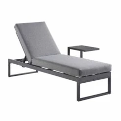 Albany Aluminium Sun Lounger, Grey -Daals Store OD SLG 155 GREY WB1